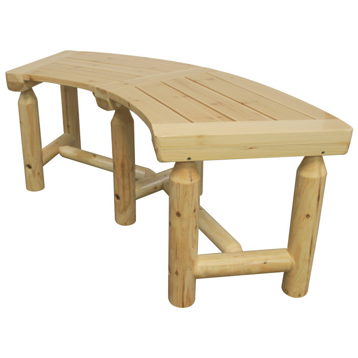 Millwood Pines Alaniz Pine Outdoor Bench & Reviews Wayfair